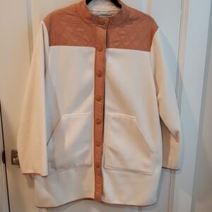 Draper James Fleece Coat Sz L